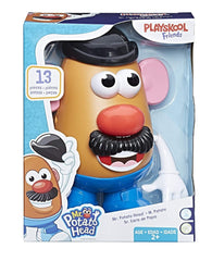 Playskool Mr. Potato Head tater tush storage keeps parts organized.