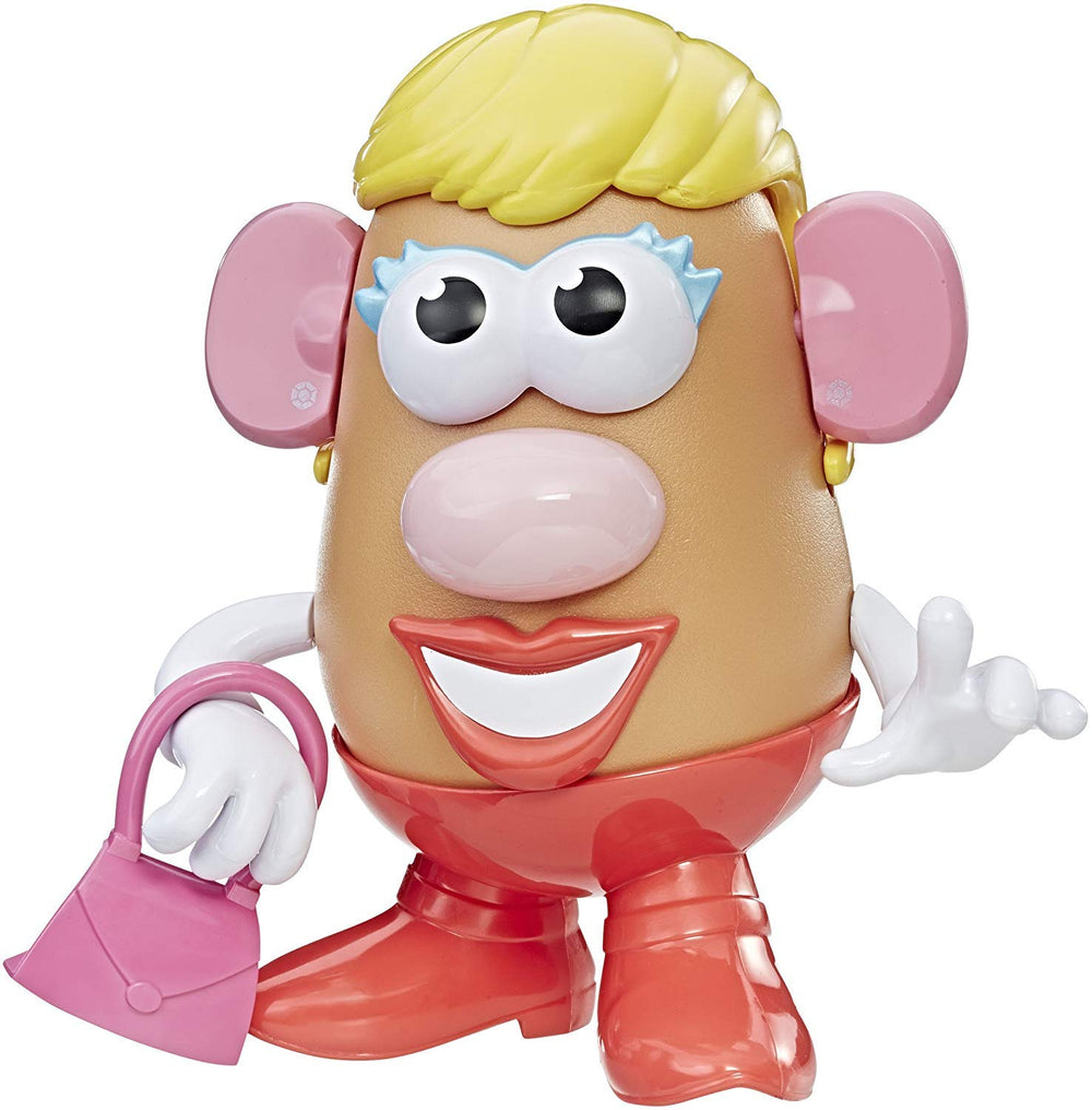 Playskool Mrs Potato Head purse and hair spark imaginative storytelling.