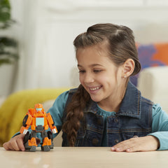 Playskool Transformers Hoist robot mode action figure for building rescues