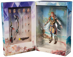 PlayStation Horizon Forbidden West Deluxe display box for organized shelf setup.