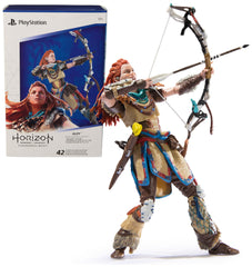 PlayStation Horizon Forbidden West Aloy deluxe figure for shelf display and collection.