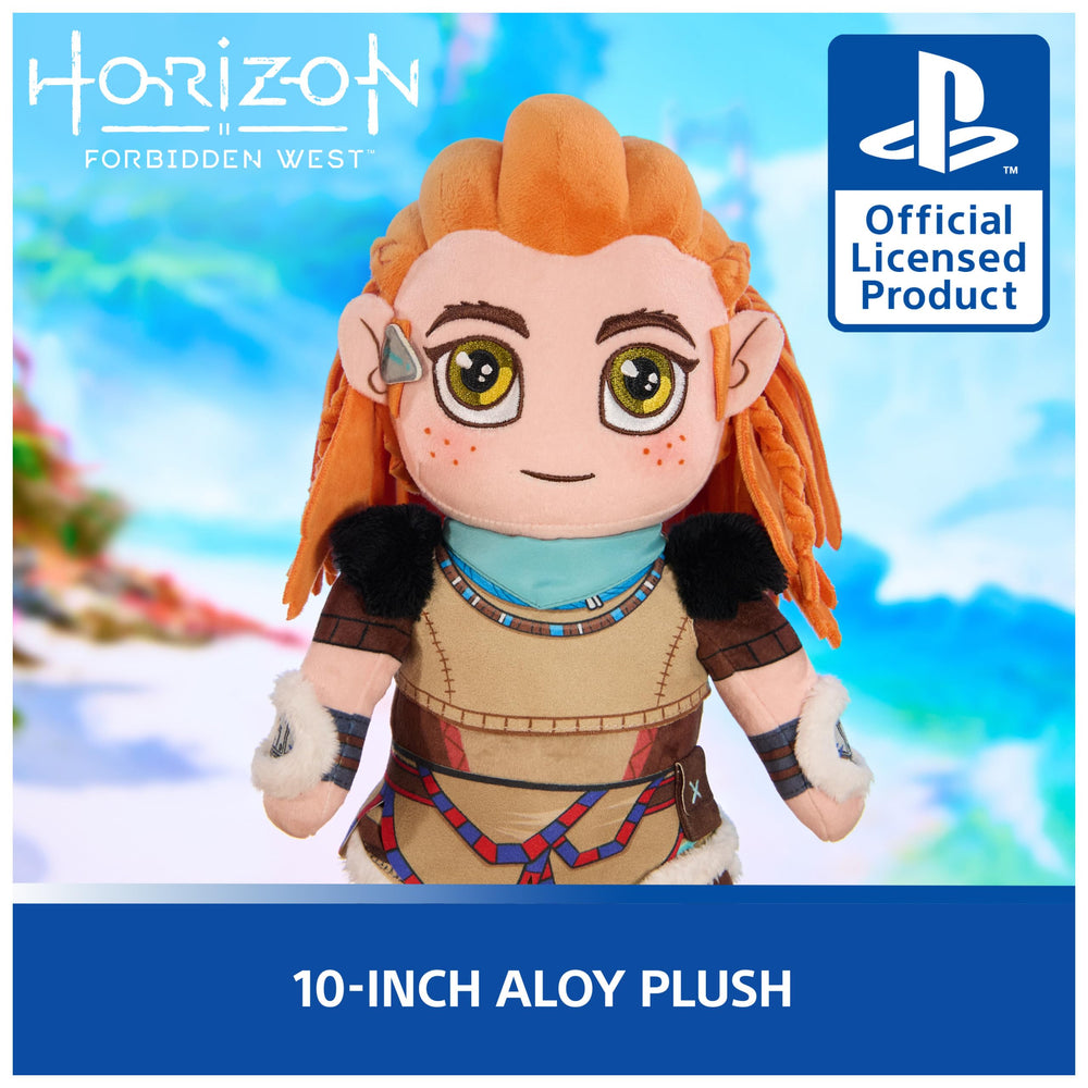 PlayStation Aloy plush embroidery details showcase craftsmanship for collectors.