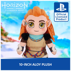 PlayStation Aloy plush embroidery details showcase craftsmanship for collectors.