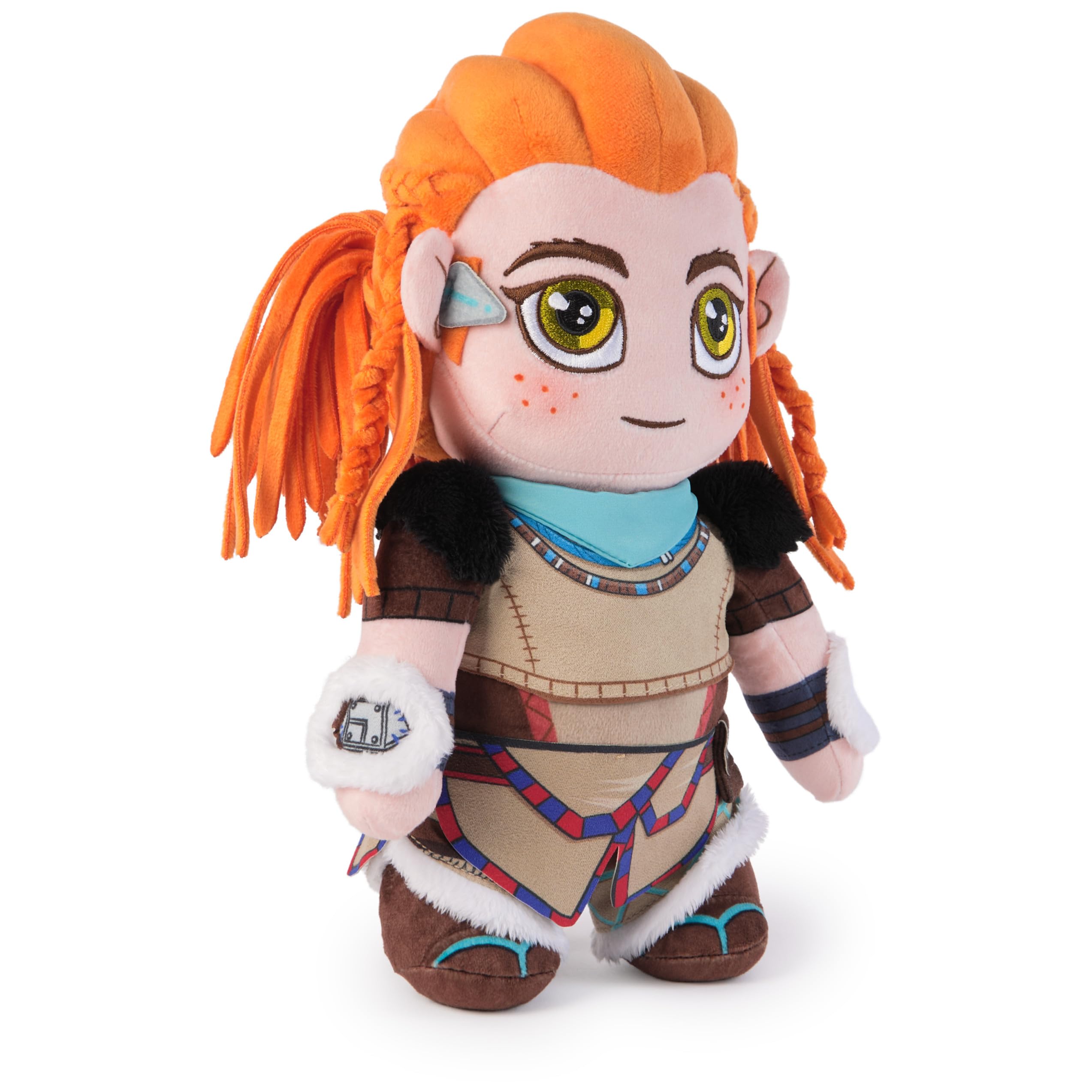 PlayStation officially licensed Aloy plush with authentic character likeness.