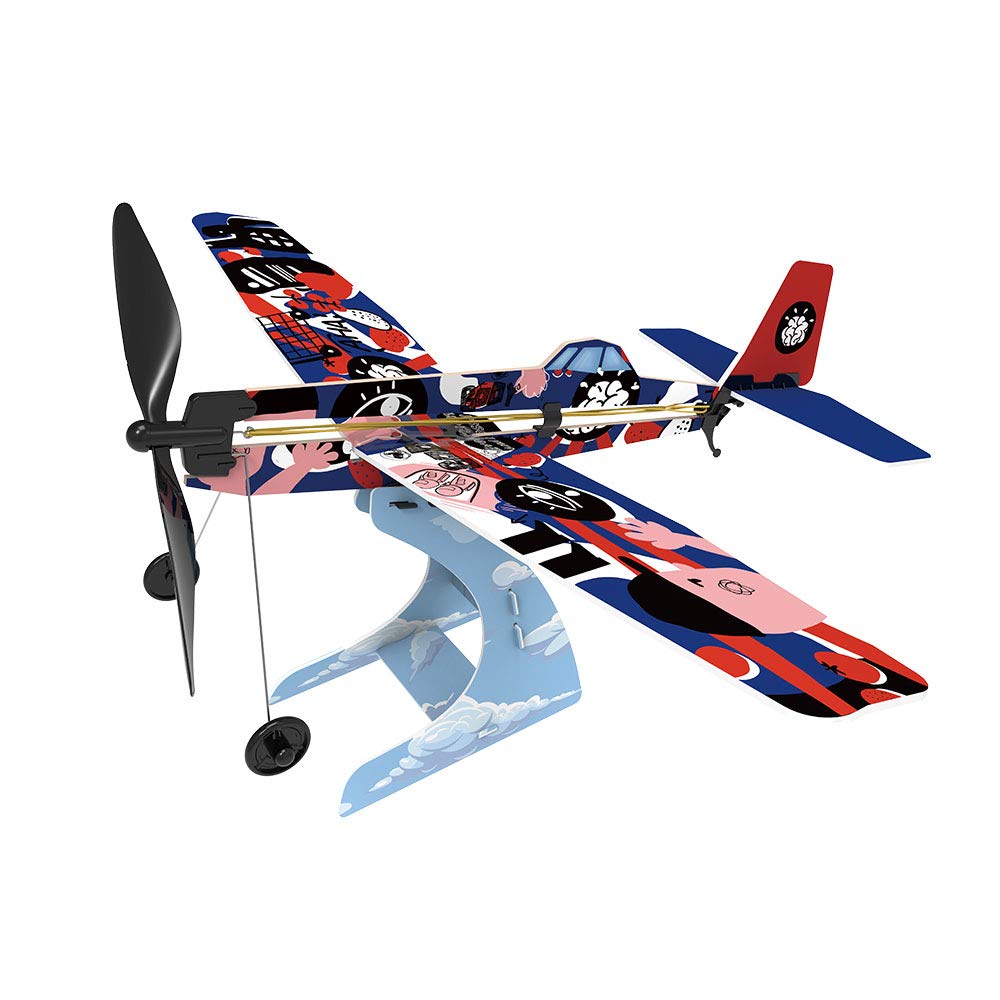 PlaySTEAM aeroplane assembly activity with learning booklet.
