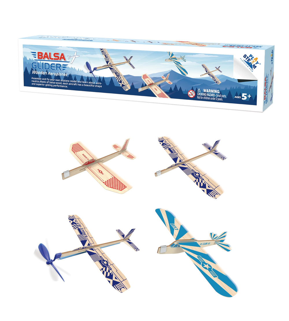PLAYSTEM reinforced nose and 12-inch wings for stable hand-launch