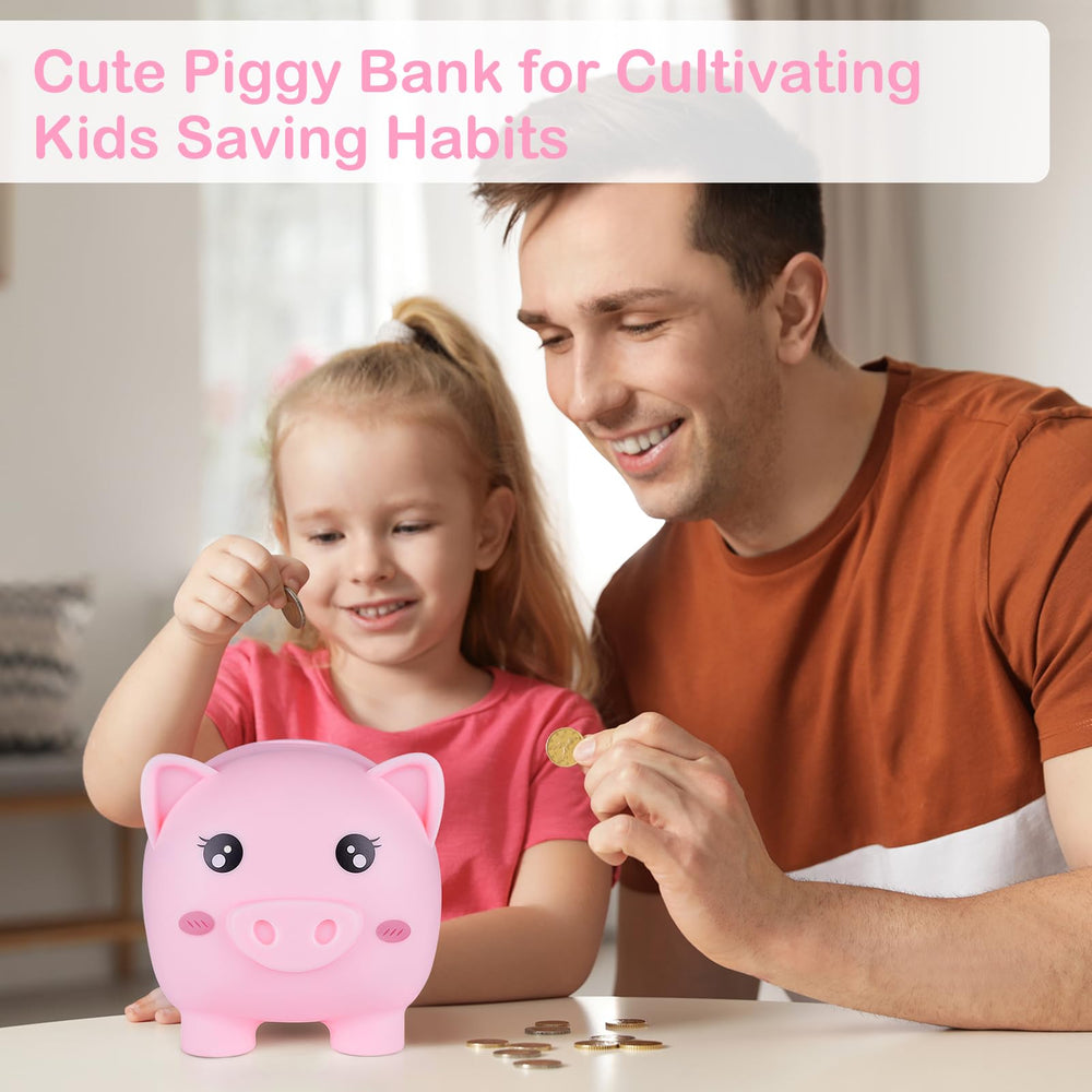 Bottom knob design on Play Tailor piggy bank for easy retrieval
