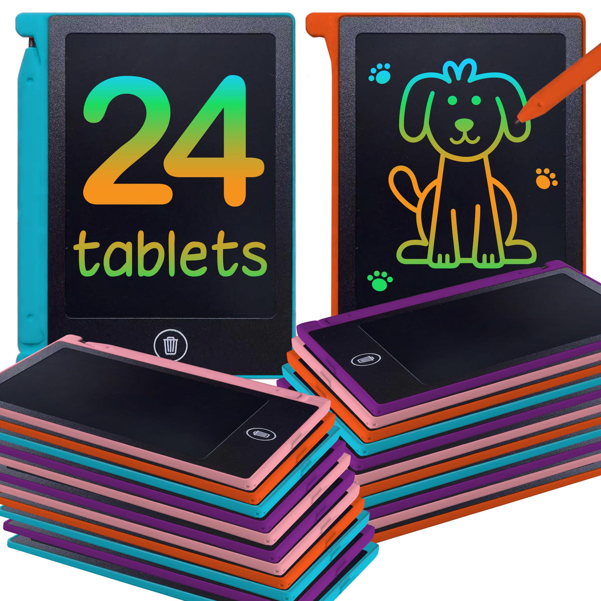 Playtapus party-favor mini LCD writing tablet with 4.5-inch display, ideal for party favors.
