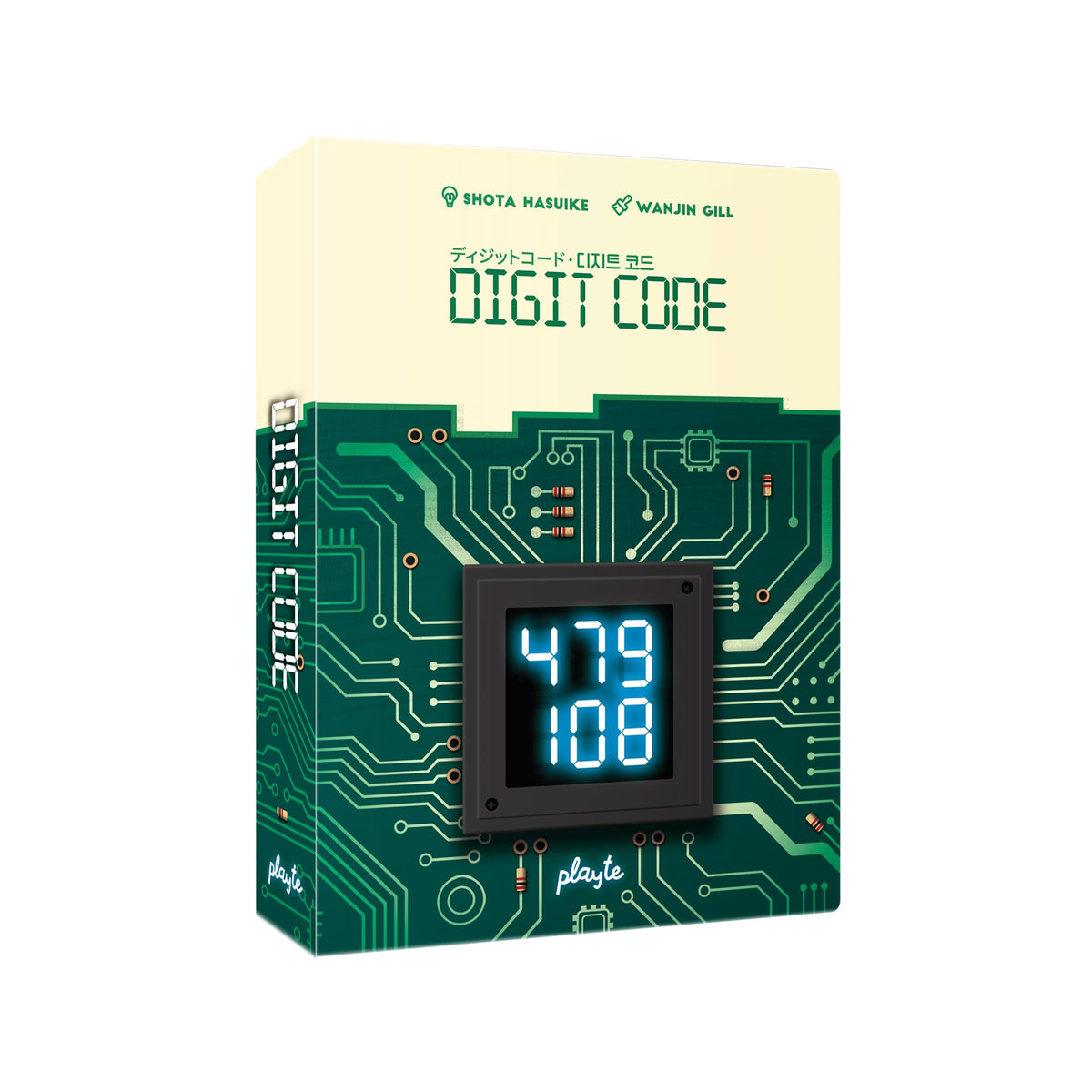 Playte Digit Code packaging featuring bold numbers and sleek design for quick play