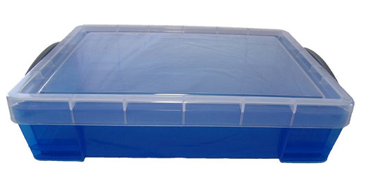 PlayTherapySupply sand tray lid closed, secure travel companion.