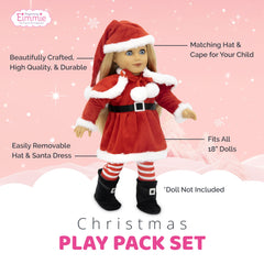 Playtime by Eimmie plush cape with poms adds festive flair for dress-up adventures.