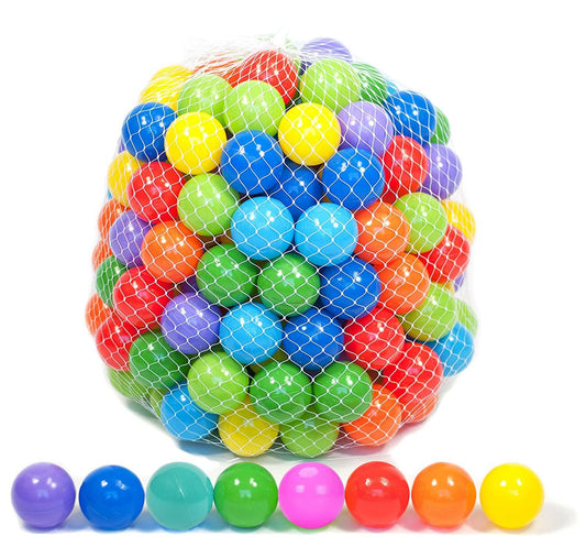 Playz blue mini ball pit balls for safe, soft play in pits and tents