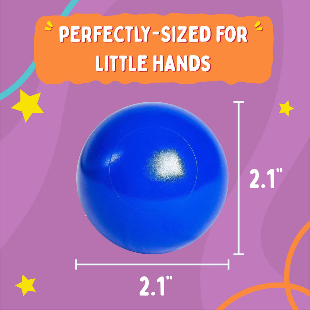 Playz purple mini ball pit balls help little hands grab during pretend play