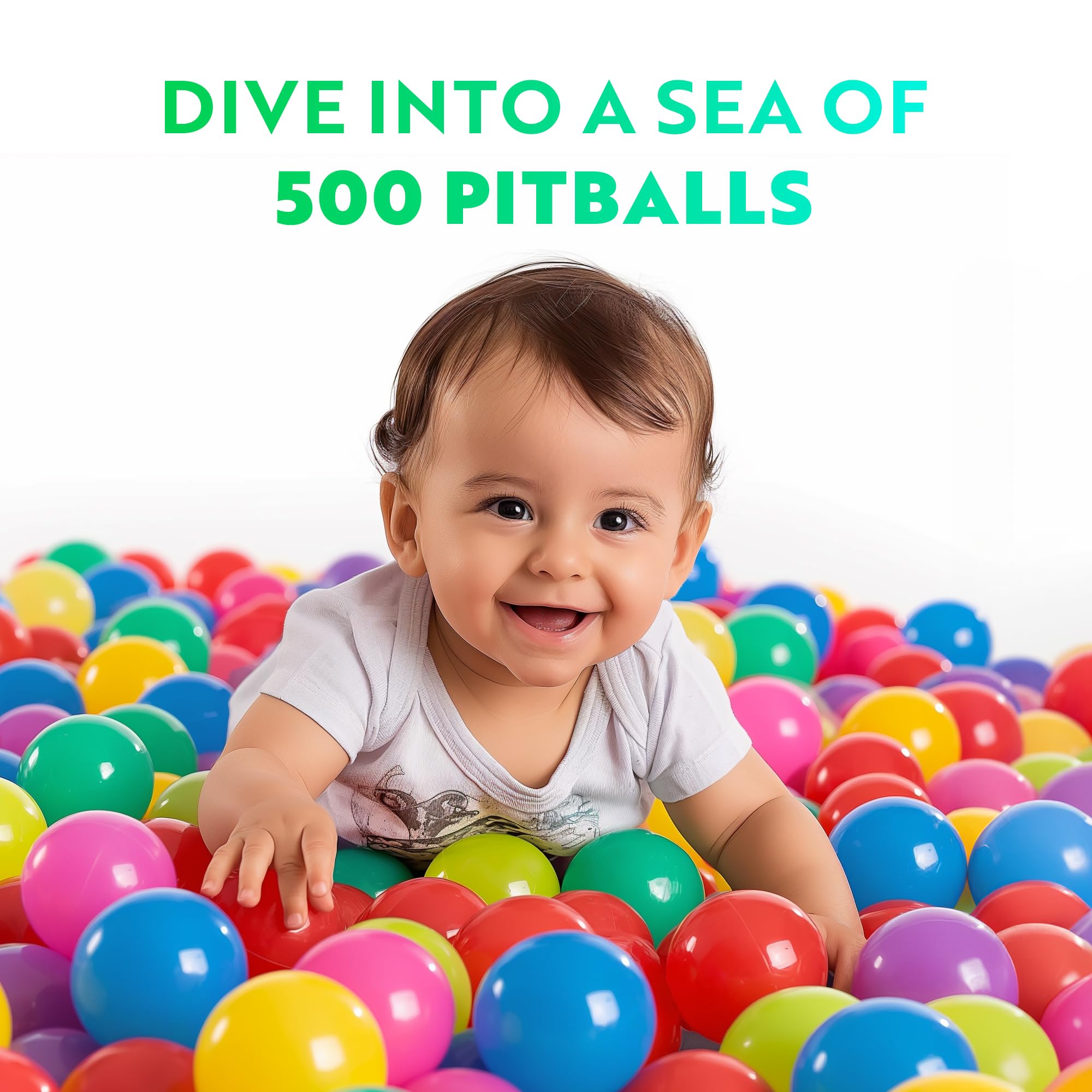 Playz 8 vibrant colors support visual and sensory exploration.
