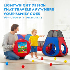 Playz durable steel framework promises stability during energetic play