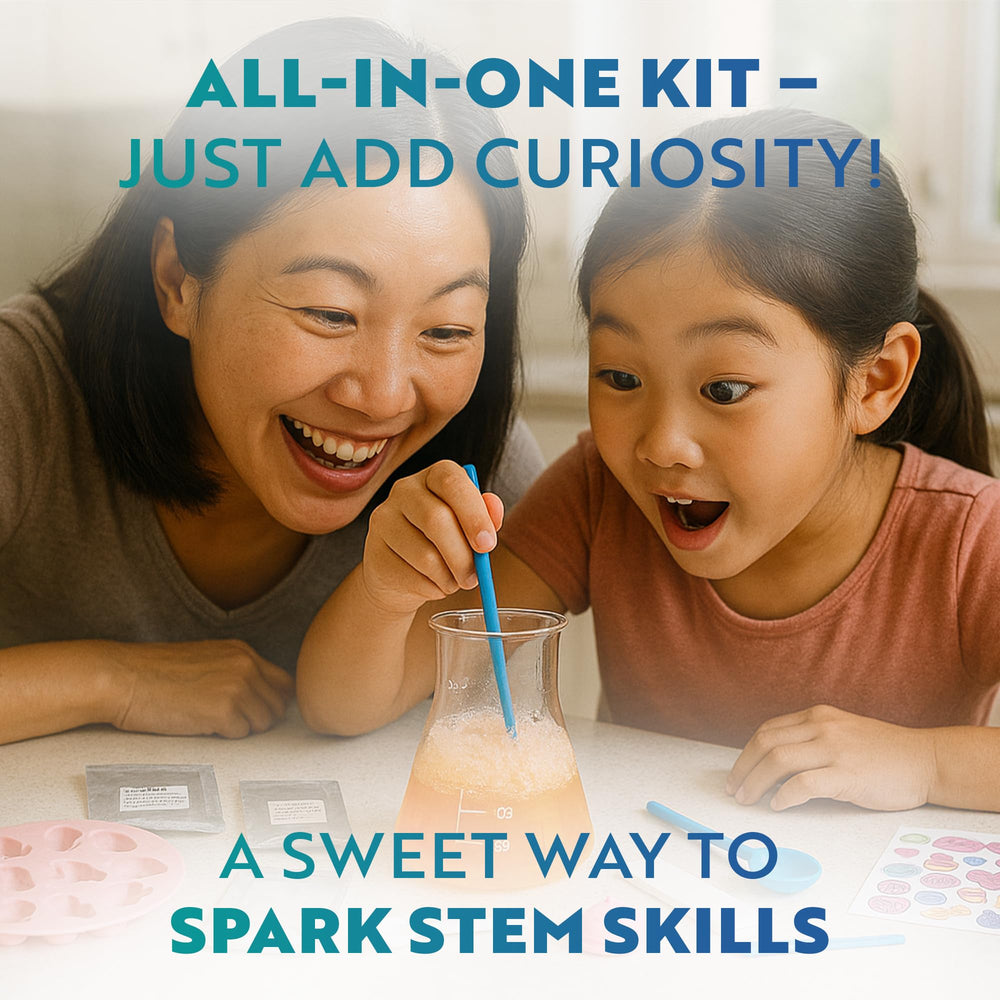 Playz rock candy demonstration emphasizing crystal growth
