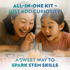 Playz rock candy demonstration emphasizing crystal growth