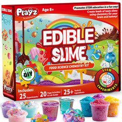 Playz Edible Slime Kit setup ready for hands-on science at home