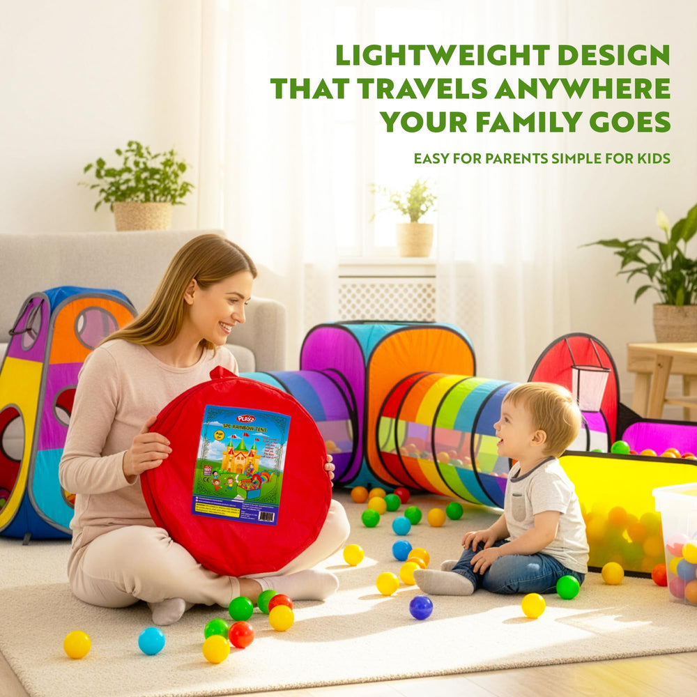 Playz indoor outdoor play set suits living rooms and yards.
