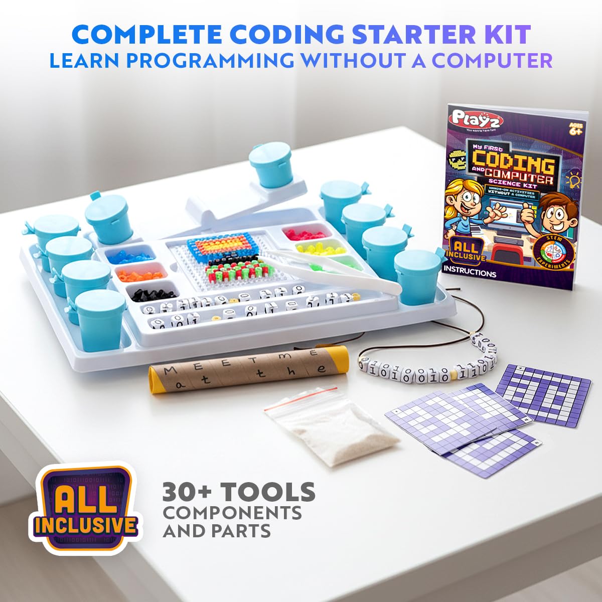 Playz My First Coding Kit sorting races turn concepts into active challenges