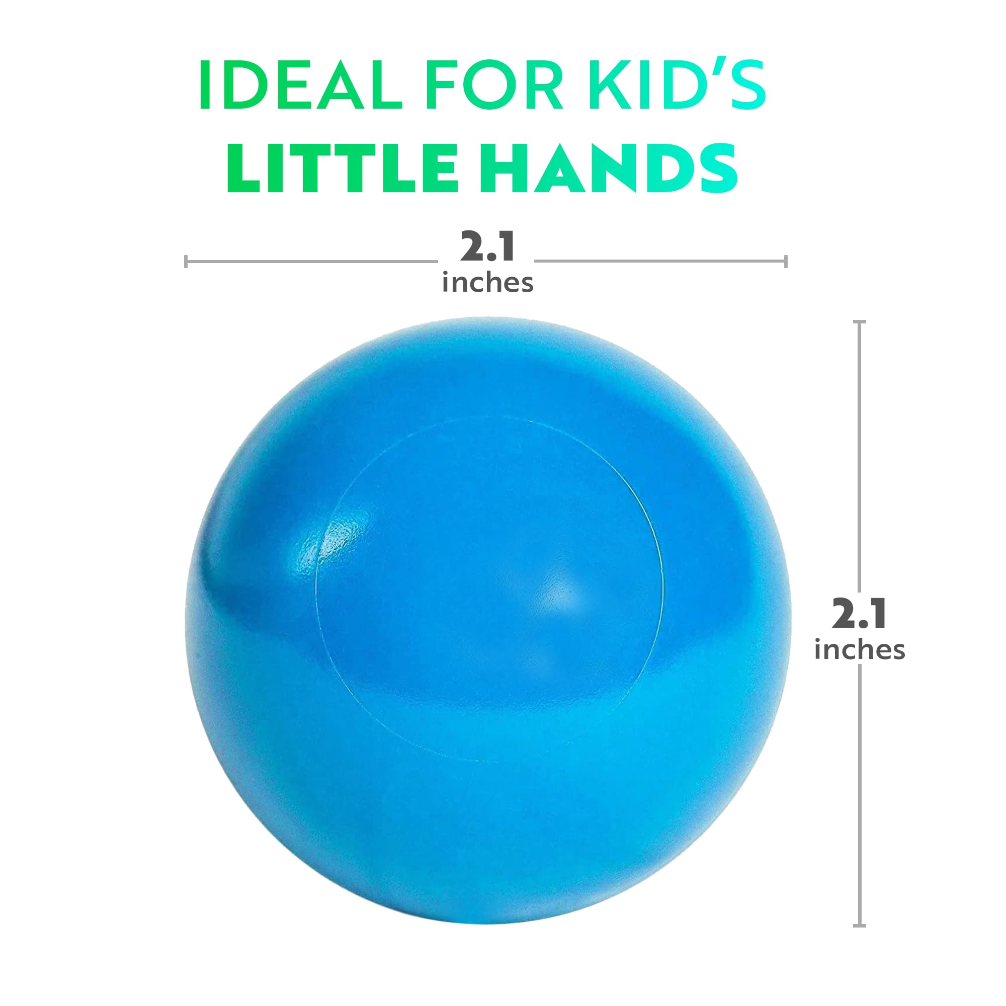 Playz green ball pit ball for durable toddler fun