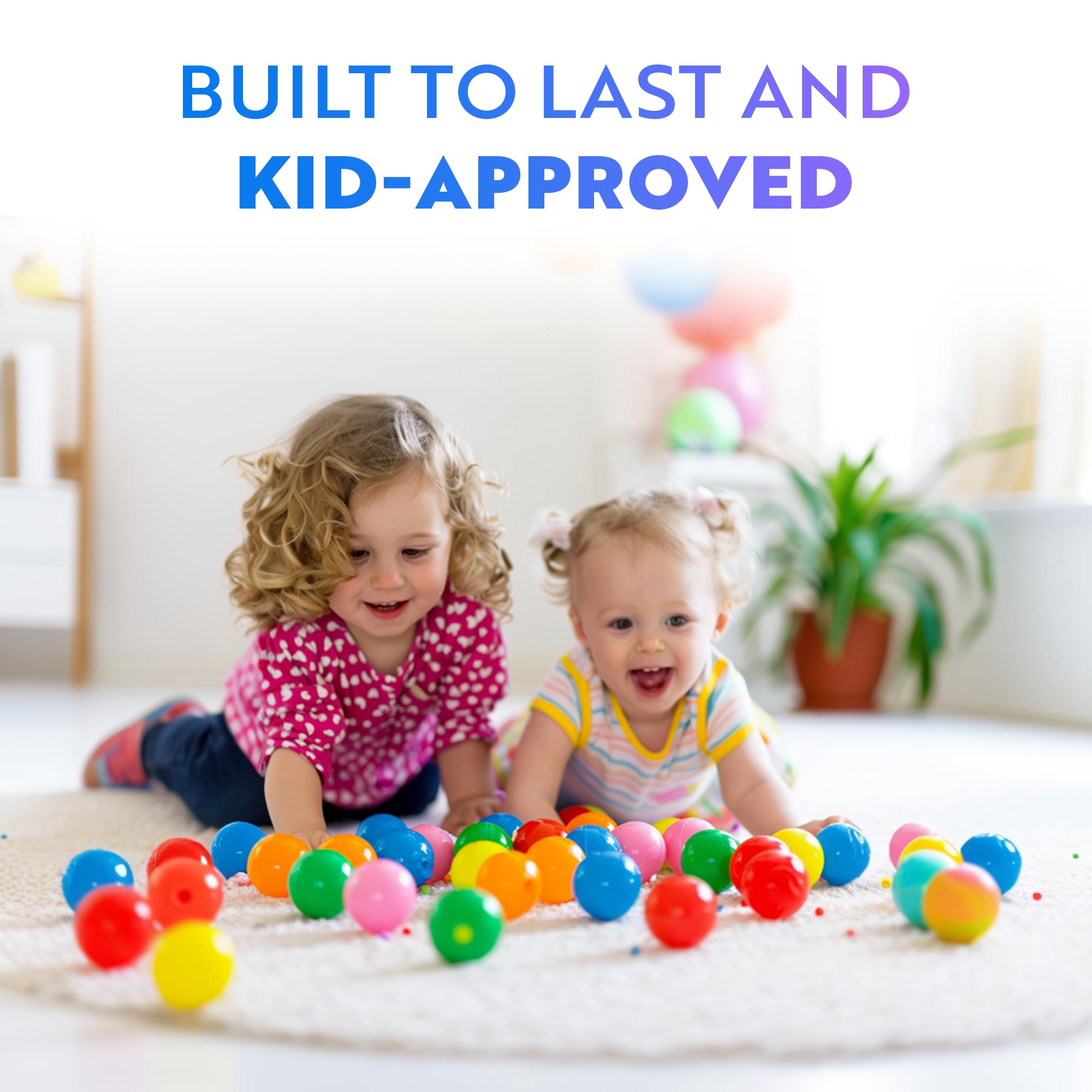 Playz pink ball pit ball for gentle toddler play