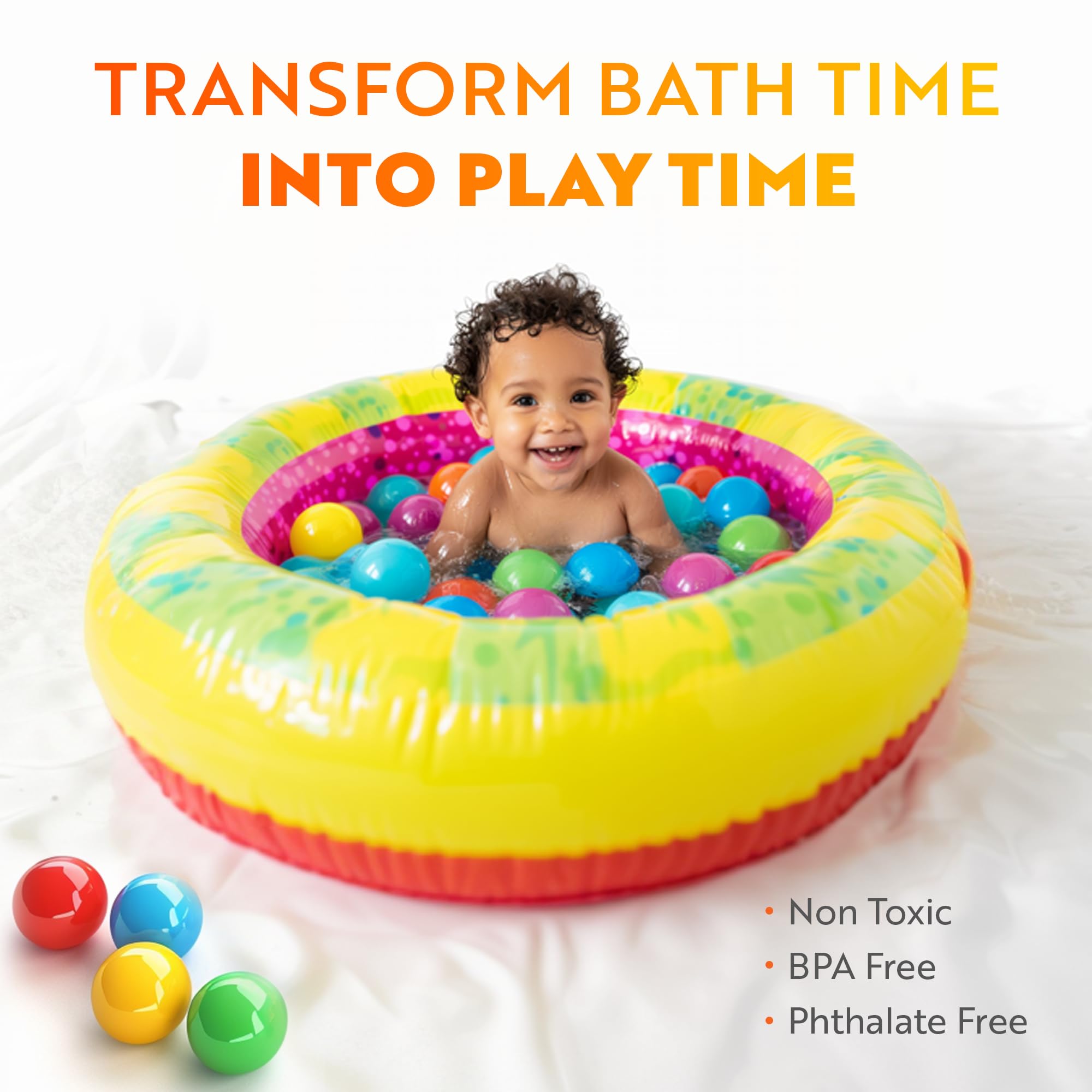 Playz purple ball pit ball for sensory exploration
