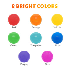 Playz yellow ball pit ball for bright visual play