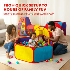 Playz tent and ball pit with carry case for storage