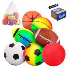 PlayZap 7-piece soft ball set for toddlers improves grip and coordination.