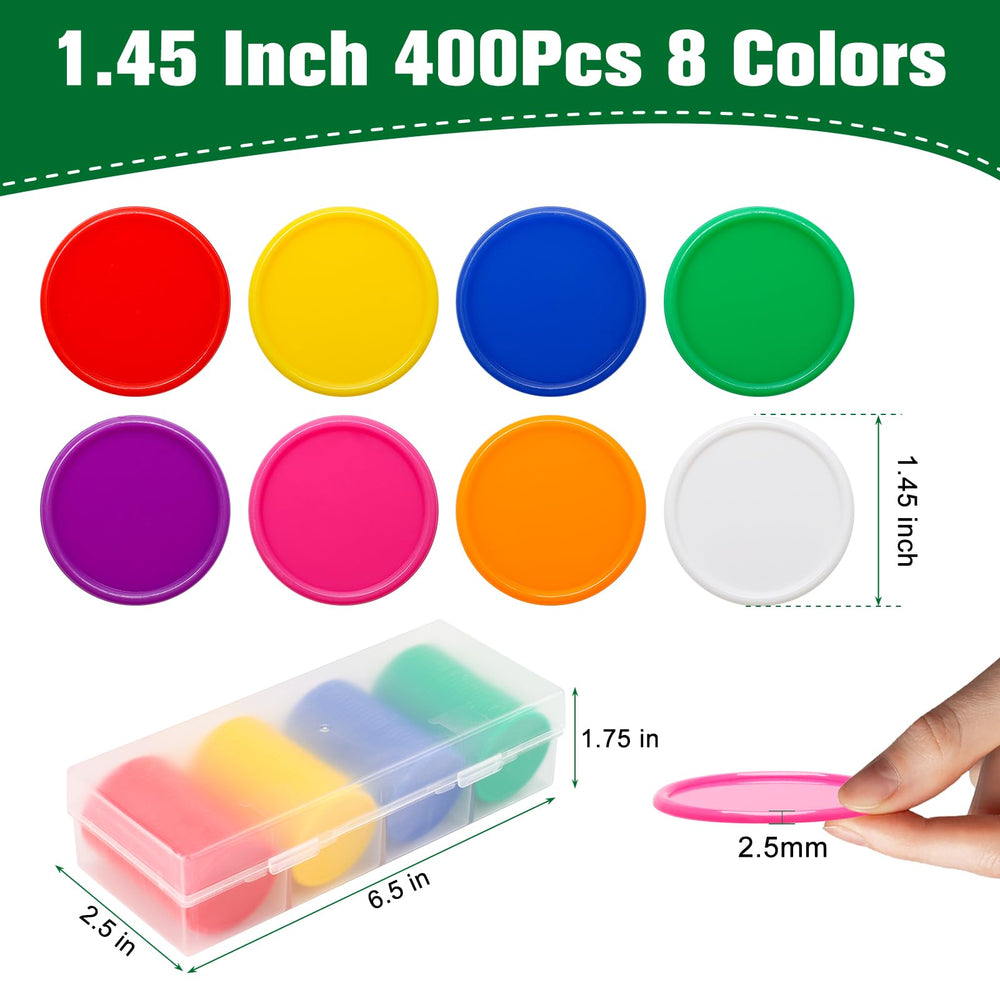 Close-up of Pletpet PVC 1.45-inch poker chip showing durable color