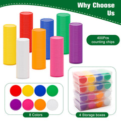 Sturdy storage box keeps chips organized when not in use