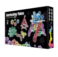 Pleykele translucent snowflakes interlocking discs form a colorful grid for creative play