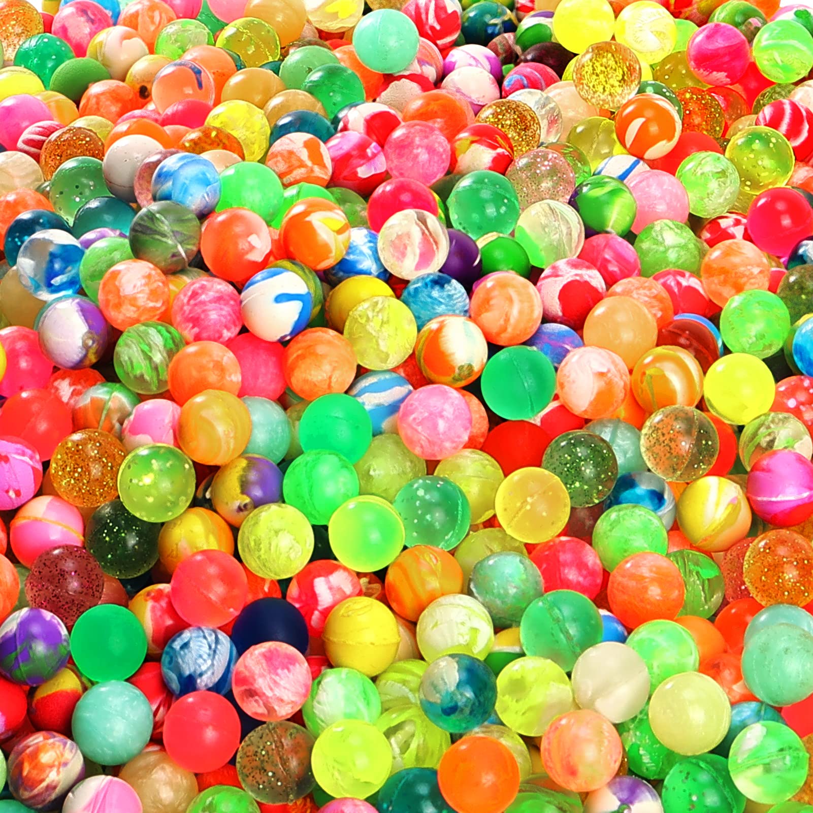 Pllieay bouncy balls 20mm colorful mix ideal for party favors and vending machines.