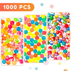 Pllieay bouncy ball close-up showing glossy finish for visual appeal.