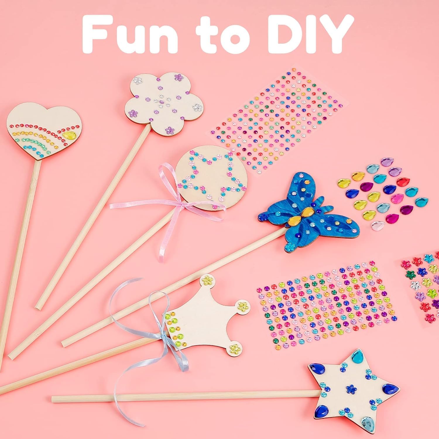 Pllieay diamond stickers for wand embellishment and sparkle.