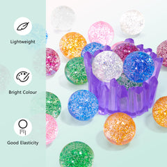 Pllieay green glitter ball adds color to games and pet play