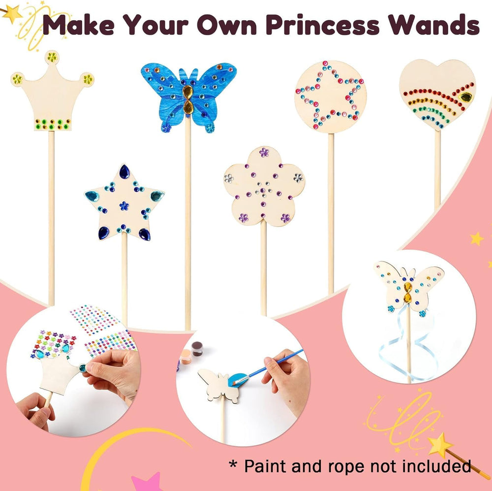 Wand crafting supplies from Pllieay to inspire imaginative play.