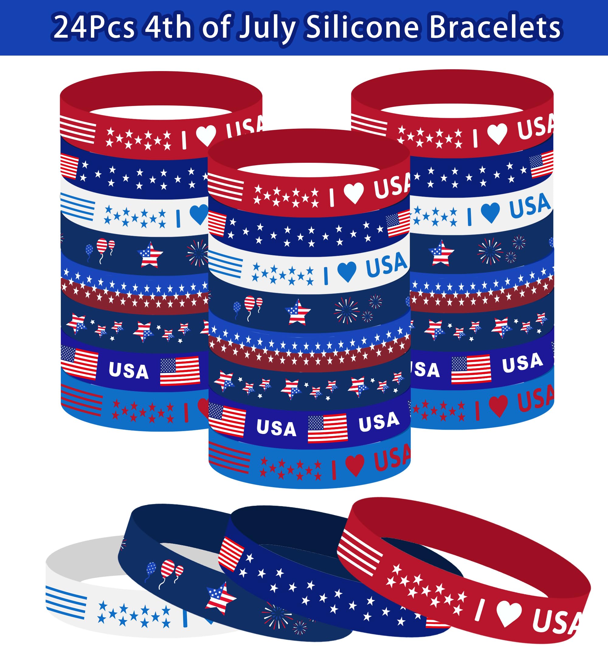 PLOUGVI party kit display showcasing complete Independence Day decorations