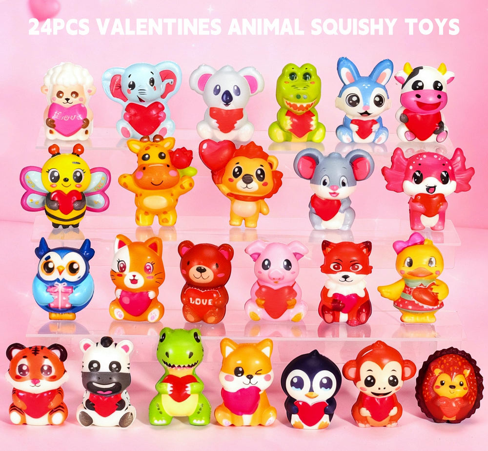 PLOUGVI dog heart squishy toy for party favors and calm-down activity.