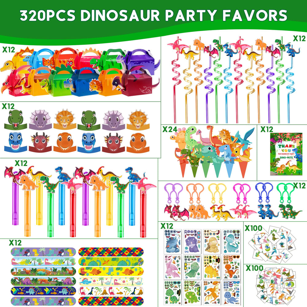 PLOUGVI dinosaur straws invite playful sipping during the party