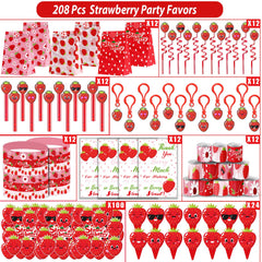 PLOUGVI strawberry straws provide kid-friendly sipping fun.