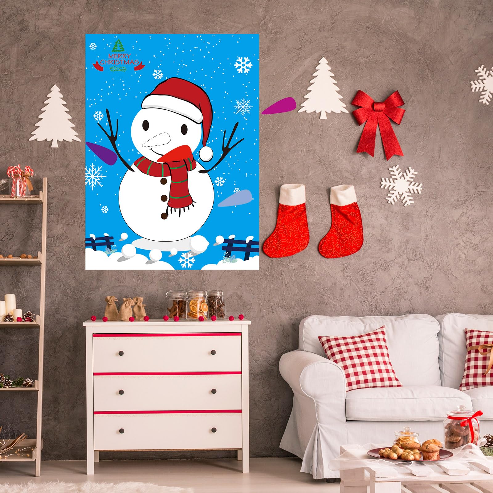 PLULON self-adhesive dots to mark the snowman