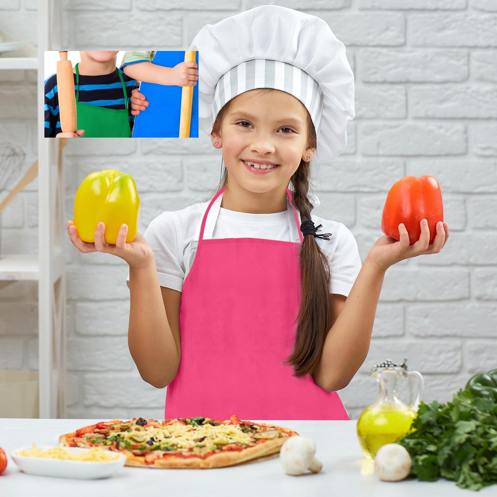 PLULON aprons are quick to grab for any creative activity