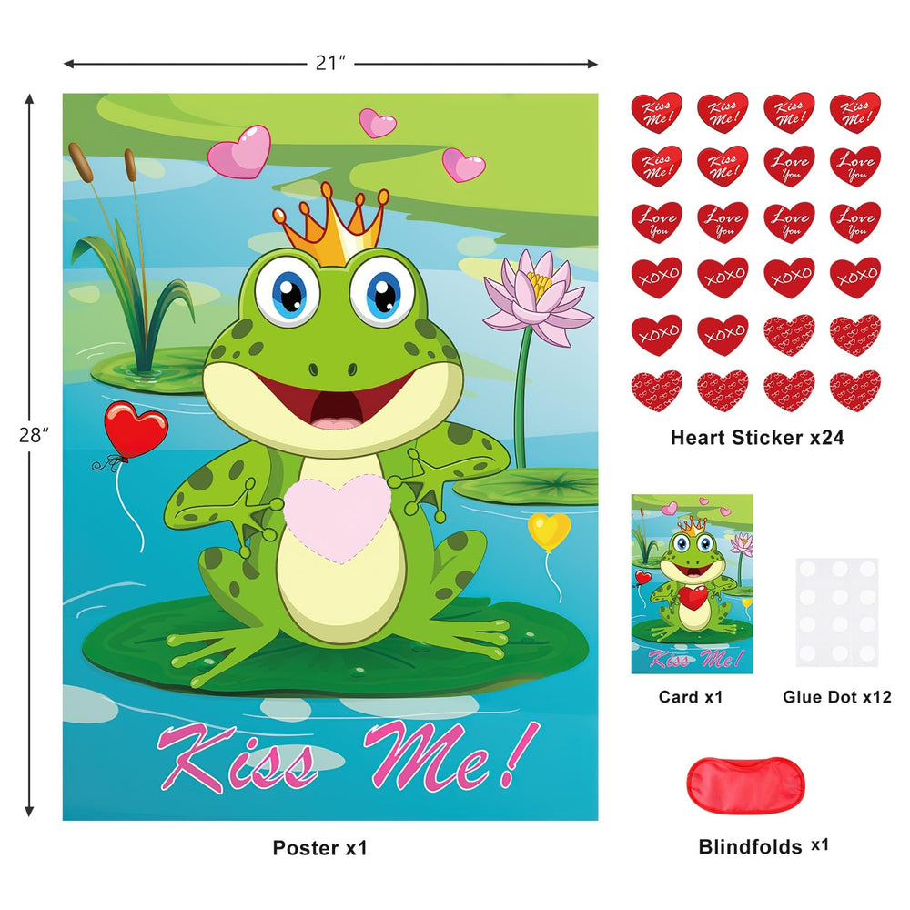 PLULON Heart stickers 24-count ready for interactive, friendly competition.
