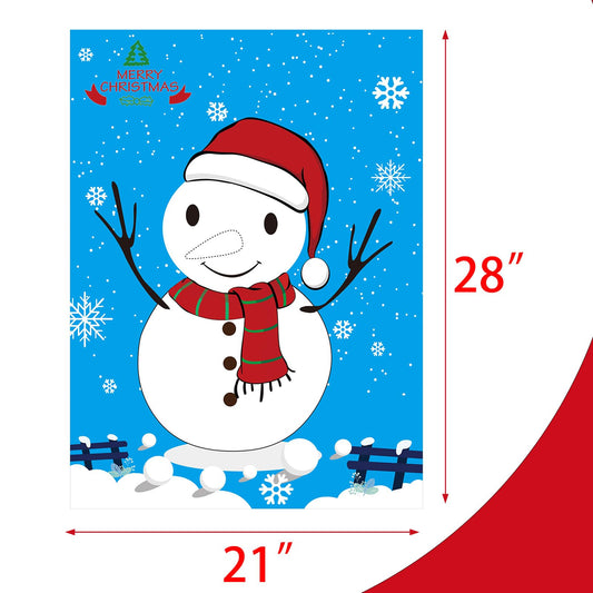 PLULON nose stickers for the snowman pin game
