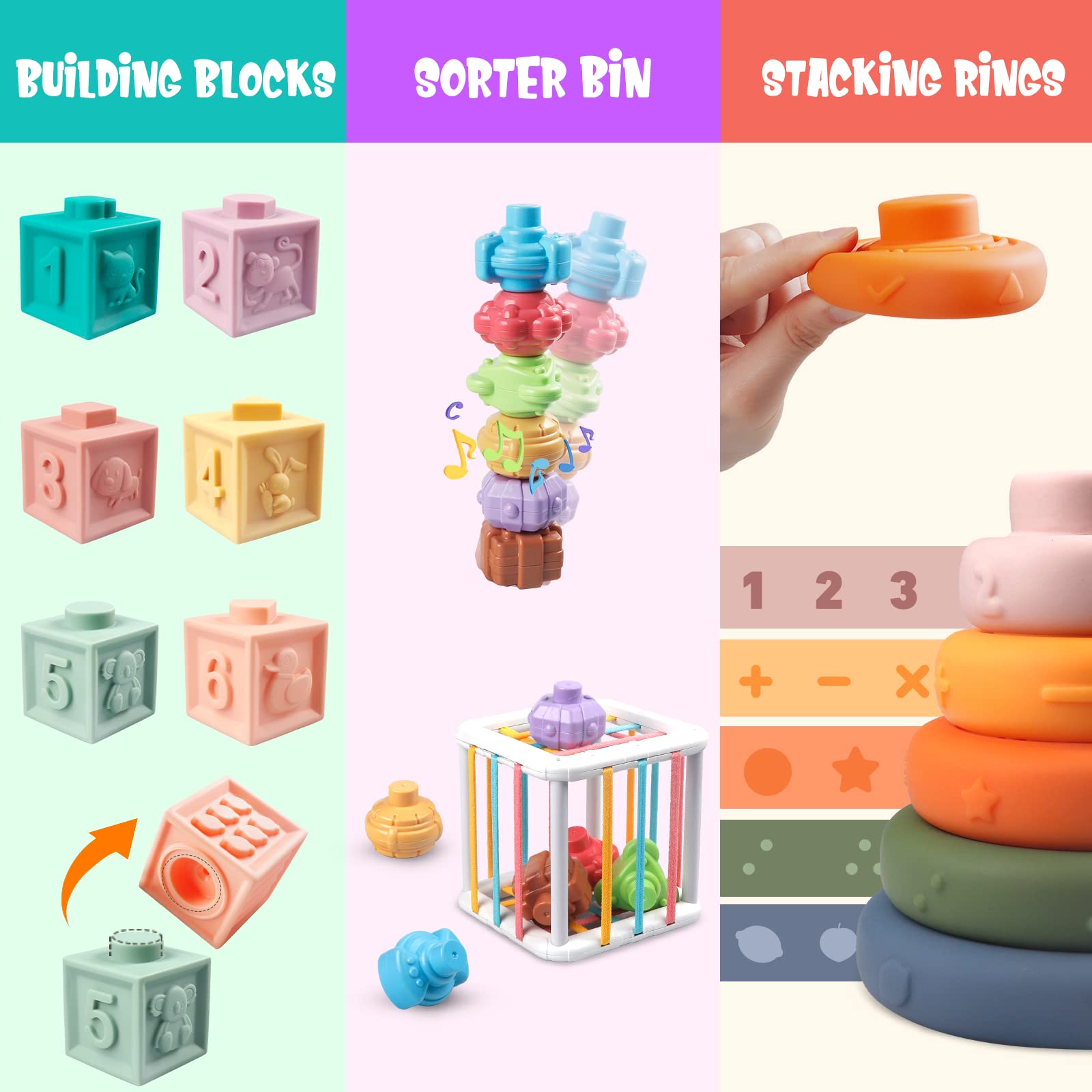 Plunack 6-in-1 spinner provides fast spinning on smooth surfaces for curious toddlers.
