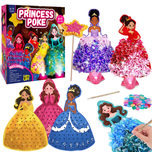 Plunack poke art princess figures for imaginative play and display.