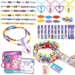 Plunack sticker bracelet kit for kids, ready for DIY bracelet projects and sharing.