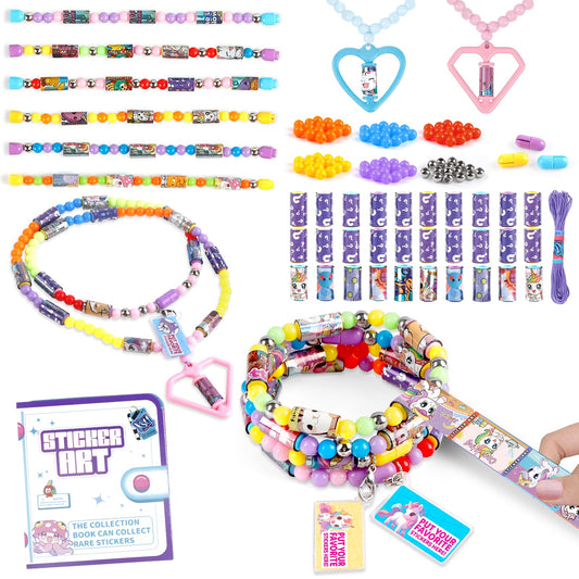 Plunack sticker rolls with holographic foil for endless, removable decoration options.